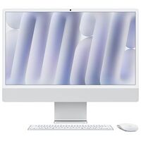 APPLE iMac 24" (Late 2024), Apple M4 (8C/8C), 16GB RAM, 256GB SSD, Silver, Swiss keyboard layout (MWUC3SM/A / Z1E2)