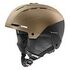 UVEX Stance Ski Helmet, S (51-55cm), Brown/Black Matt