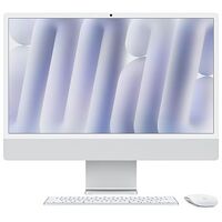 APPLE iMac 24" (Late 2024), Apple M4 (10C/10C), 16GB RAM, 512GB SSD, Silver, Swiss keyboard layout (MWUV3SM/A / Z1EJ)
