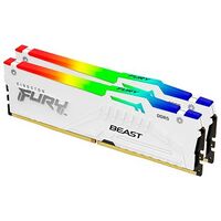KINGSTON FURY Beast RGB Kit, DDR5-5200, 64GB, CL40, White (KF552C40BWAK2-64)