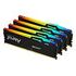 KINGSTON FURY Beast RGB Kit, DDR5-5600, 64GB, CL40, Schwarz (KF556C40BBAK4-64)