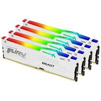 KINGSTON FURY Beast RGB Kit, DDR5-5600, 128GB, CL40, White (KF556C40BWAK4-128)