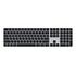 APPLE Magic Keyboard with Touch ID/Numeric Keypad for Apple Silicon Macs [2024], Black Keys, Swiss Layout (MXK83SM/A)