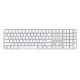 APPLE Magic Keyboard with Touch ID/Numeric Keypad for Apple Silicon Macs [2024], White Keys, Swiss Layout (MXK73SM/A)