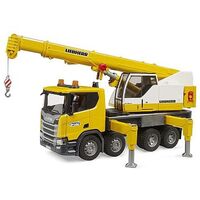 BRUDER Scania Super 560R Liebherr Kran-LKW mit Light & Sound Modul (03571)