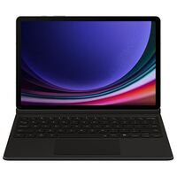 SAMSUNG Book Cover Keyboard for Galaxy Tab S9 / S9 FE, Swiss Layout, Black (EF-DX725BBEGSW)