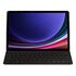 SAMSUNG Book Cover Keyboard Slim for Galaxy Tab S9 / Tab S9 FE, Swiss Layout, Black (EF-DX720BBEGSW)