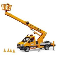 BRUDER MB Sprinter Arbeitsbühne mit Light + Sound Modul (02679)