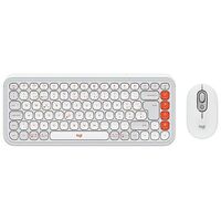 LOGITECH POP Icon Combo, Swiss Layout, Offwhite & Orange (920-013276)