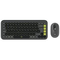 LOGITECH POP Icon Combo, Swiss Layout, Graphite & Green (920-013275)
