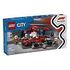 LEGO City - F1 Boxenstopp mit Boxencrew und Ferrari Flitzer (60443)