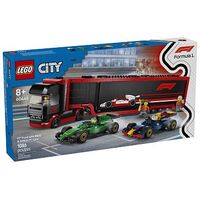 LEGO City - F1 Truck with RB20 & AMR24 F1 Cars (60445)