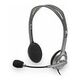 LOGITECH H111 Stereo Headset, Silver (981-000612)