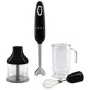 SMEG 50's Style Stabmixer Set, Schwarz (HBF03BLEU)