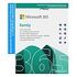 MICROSOFT 365 Family, 1 Year Subscription, Automatic Renewal, Windows / Mac / Android, German