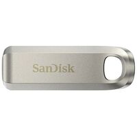 SANDISK Ultra Luxe USB-C, 128GB, Silver (SDCZ75-128G-G46)