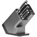 NINJA Stay Sharp Knife Block Set, 6-piece, Black/Silver