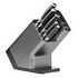 NINJA Stay Sharp Knife Block Set, 6-piece, Black/Silver