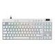 LOGITECH G PRO X TKL Rapid Gaming Keyboard, Logitech Magnetic Analog Switch, Swiss layout, White / Silver (920-013286)