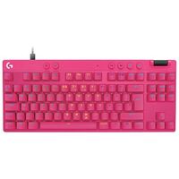LOGITECH G PRO X TKL Rapid Gaming Keyboard, Logitech Magnetic Analog Switch, Swiss layout, Rosa (920-013250)