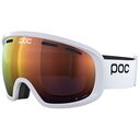 POC Fovea, Hydrogen White + Clarity Intense Partly Sunny Orange