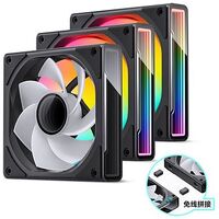 JONSBO ZK-120BR RGB, 120mm, Black, pack of 3 (ZK-120BR 3 IN 1)