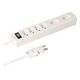MAX HAURI Steckdosenleiste Safety Line 6x T13 mit Schalter, Weiss (114975)