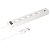 MAX HAURI Power Strip Safety Line 5x T13 with Switch, White (162219)