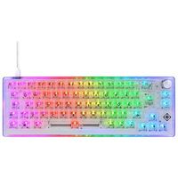 DELTACO GAMING Mechanical Gaming Keyboard, Swiss layout, White (GAM-160-T-CH)