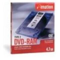 IMATION DVD-RAM 4.7GB, single sided, 5 piece