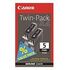 CANON PGI-5BK, 2er-Pack (0628B025/0628B030)