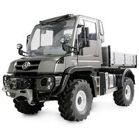 AMEWI Mercedes-Benz Unimog Geräteträger 4WB 1:10 ARTR, Anthrazit (22683)
