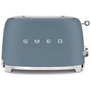 SMEG 50's Retro Style Toaster, Storm Blue (TSF01SBMEU)
