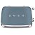 SMEG 50's Retro Style Toaster, Storm Blue (TSF01SBMEU)