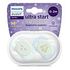 PHILIPS Avent ultra start Nighttime Soothers (SCF075/08)