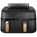 PHILIPS Steam Airfryer Dual Basket 5000 Series, Dunkelgrau / Kupfer, CH-Version (NA552/09)