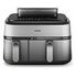 PHILIPS Steam Airfryer Dual Basket 5000 Series, Schwarz / Silber, CH-Version (NA555/09)