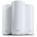 NETGEAR Orbi 770 Serie Tri-Band WiFi 7 Mesh-System, 3er Set, Weiss (RBE773-100EUS)