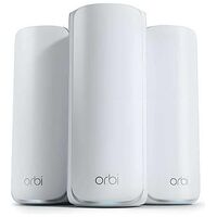 NETGEAR Orbi 770 Serie Tri-Band WiFi 7 Mesh-System, 3-Pack, White (RBE773-100EUS)