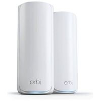 NETGEAR Orbi 770 Serie Tri-Band WiFi 7 Mesh-System, 2-Pack, White (RBE772-100EUS)