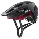 UVEX React MIPS Velohelm, L (59-61 cm), Black/Ruby Red Matt
