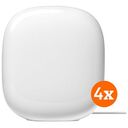 GOOGLE Nest WiFi Pro, Snow, 4er-Pack