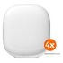 GOOGLE Nest WiFi Pro, Snow, 4er-Pack