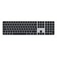 APPLE Magic Keyboard with Touch ID/Numeric Keypad for Apple Silicon Macs [2024], Black Keys, German Layout (MXK83D/A)