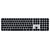 APPLE Magic Keyboard mit Touch ID/Ziffernblock für Apple-Chip Macs [2024], Schwarze Tasten, Deutsches Layout (MXK83D/A)