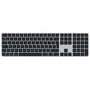 APPLE Magic Keyboard with Touch ID/Numeric Keypad for Apple Silicon Macs [2024], Black Keys, French Layout (MXK83F/A)