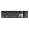 APPLE Magic Keyboard with Touch ID/Numeric Keypad for Apple Silicon Macs [2024], Black Keys, French Layout (MXK83F/A)