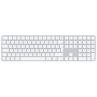 APPLE Magic Keyboard with Touch ID/Numeric Keypad for Apple Silicon Macs [2024], White Keys, German Layout (MXK73D/A)