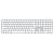 APPLE Magic Keyboard with Touch ID/Numeric Keypad for Apple Silicon Macs [2024], White Keys, German Layout (MXK73D/A)