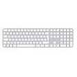 APPLE Magic Keyboard with Touch ID/Numeric Keypad for Apple Silicon Macs [2024], White Keys, French Layout (MXK73F/A)